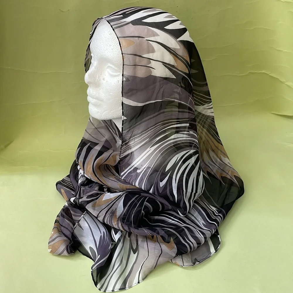 New multicolored Anne Klein silk scarf